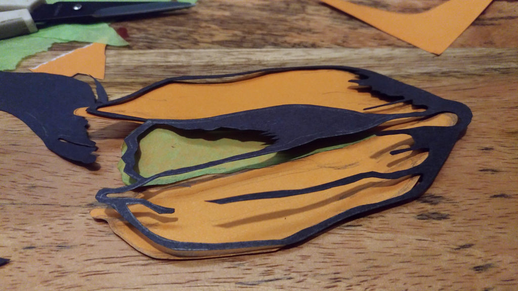 The paper pistachio, put together